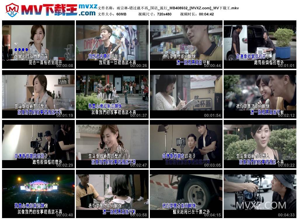 雨宗林-错过就不再_国语_流行_MB408932